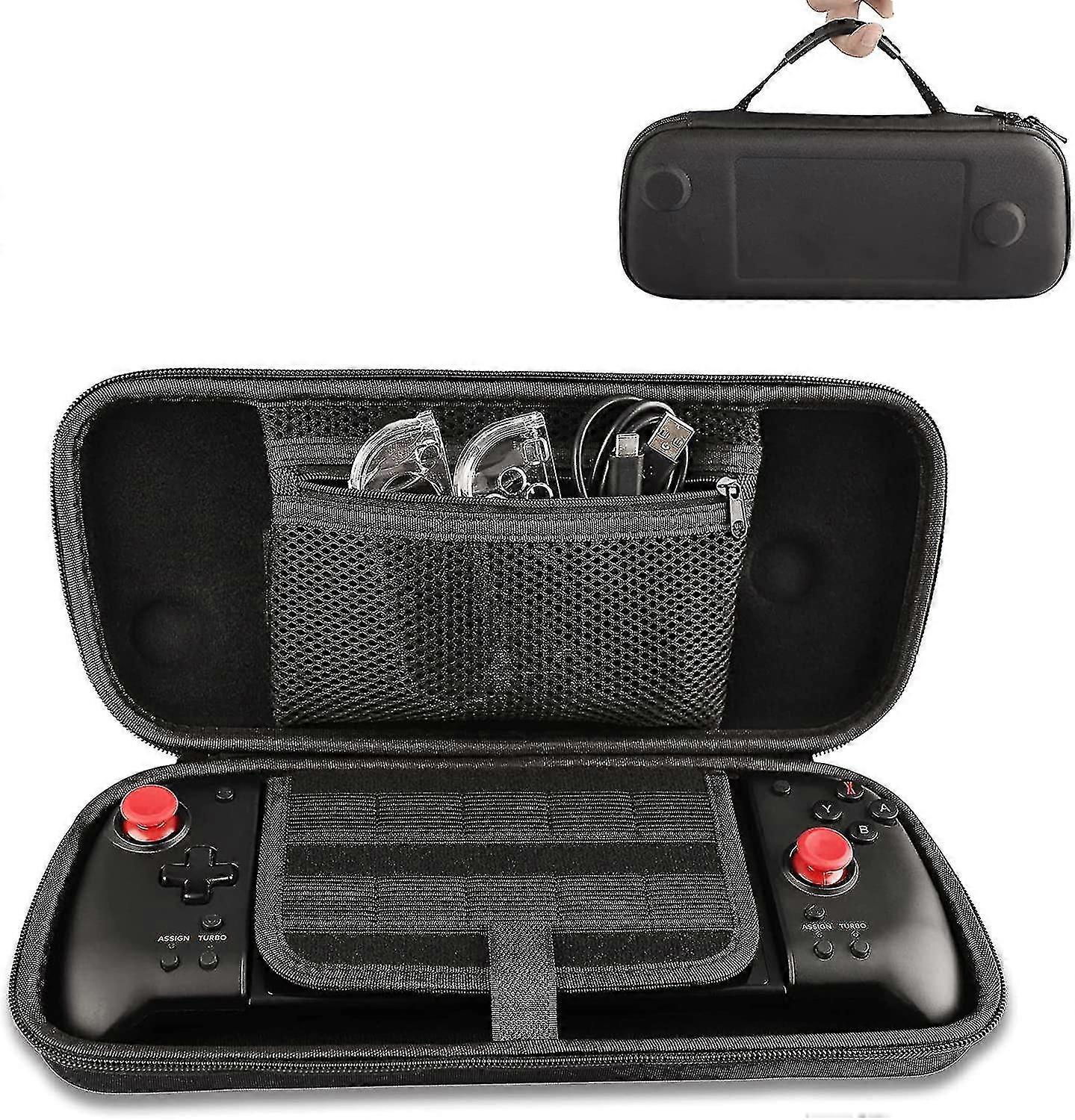 Portable Hard Shell Carrying Case For Hori Split Pad Pro With 10 Game Slots