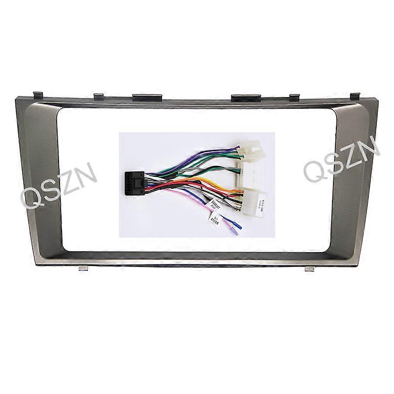 9 Inch Car Frame Fascia Adapter For Toyota Camry 40 50 2006-2012 DVD Stereo Panel ABS Plastic Dashboard Kit Installation 2 Din