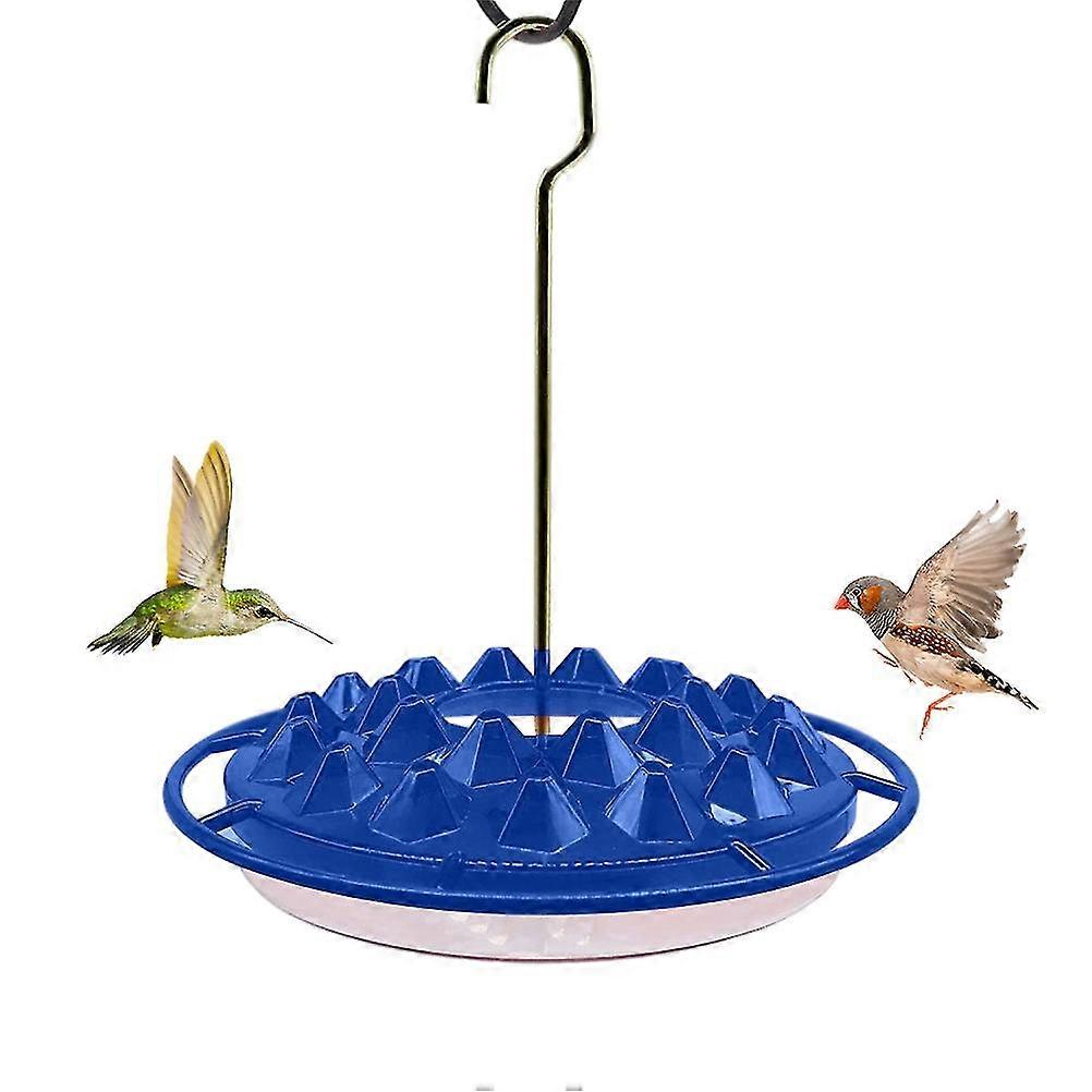 Outdoor RedBlue Hummingbird Water Feeder - 25 Ports Easy to Fill Clean Large Capacity Bird Feeder for Attracting Multiple Hummingbirds