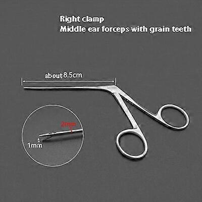 Ear Picking Forceps Middle Ear Forceps Ear Microforceps Cerumen Clip Ear Wax Removal Kits