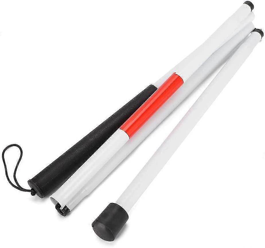 Folding Blind Cane, Portable Folding Blind Walking Stick Aluminum Alloy