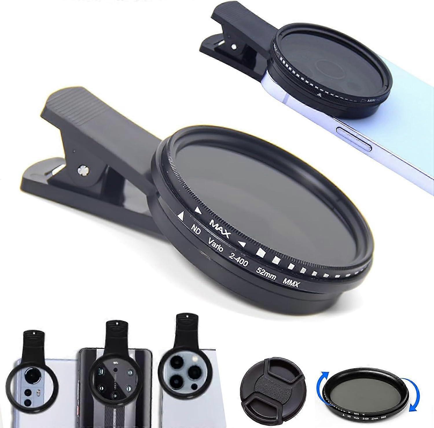 Solar Eclipse Camera Lens Filter, Solar Filter for Smartphone, Universal Solar Eclipse Phone Camera Filter with Clip, Imaging Enhancing Filter