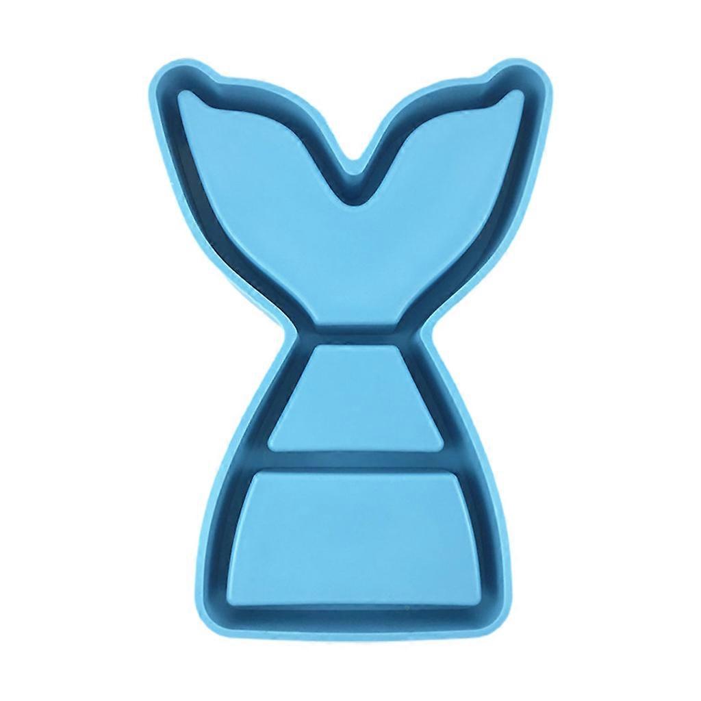 Fish Tail Storage Box Epoxy Resin Mold Table Snack Organizer for Case Silicone M