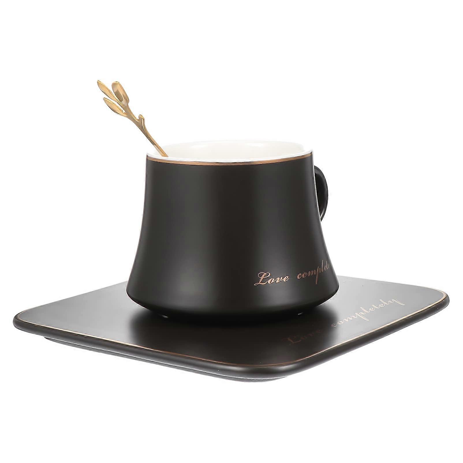 1 Set with Juice Simple Delicate and Stirring Tray Decorative Handle For Spoon