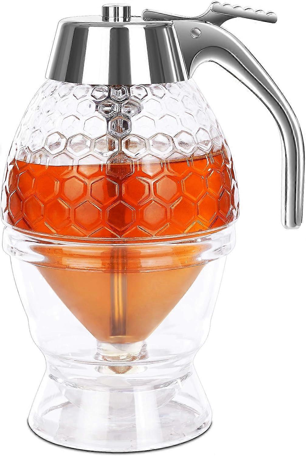 Honey jar with lid for home kitchen