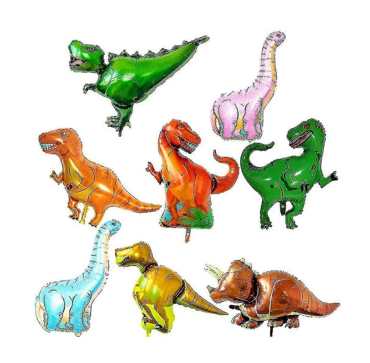 Riesige Dinosaurier-Luftballons 8er-Set-MXBC