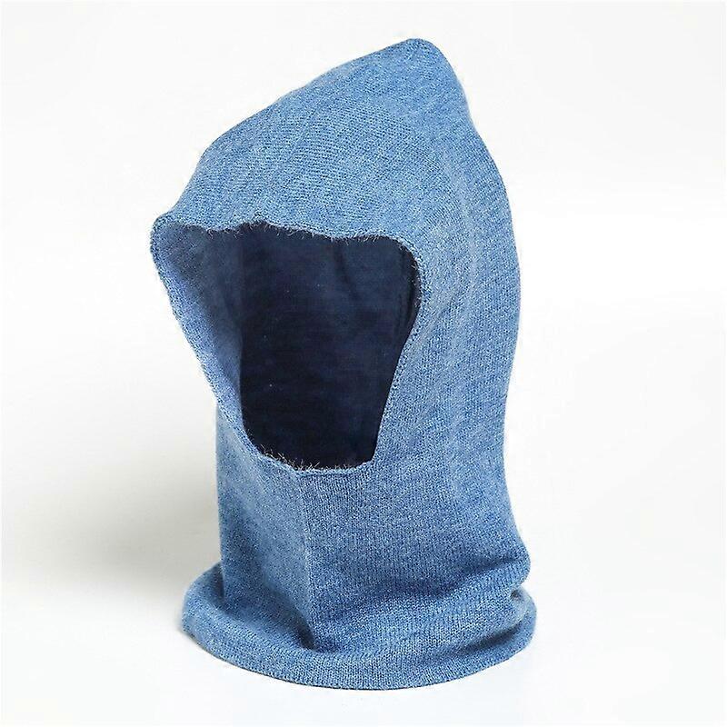 Moda inverno mulheres cabeça desgaste cachecol com capuz dual use um gorro de malha grossa pullover mulheres meninas