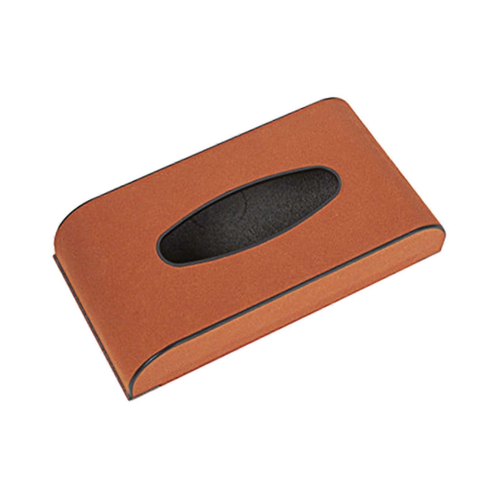 Car Tissue Box Smooth Surface Compact Size Universal Interior Auto Seat Headrest Tissue Napkin Case Auto Accessories