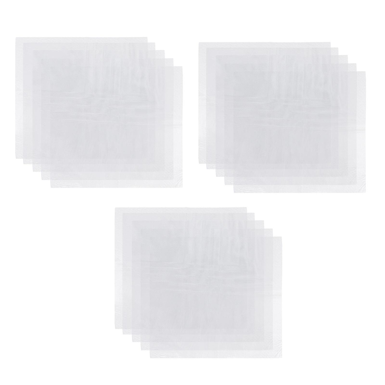 3 pungi de film solubil în apă Material cusătură încrucișată Consumabile de cusut DIY pentru haine