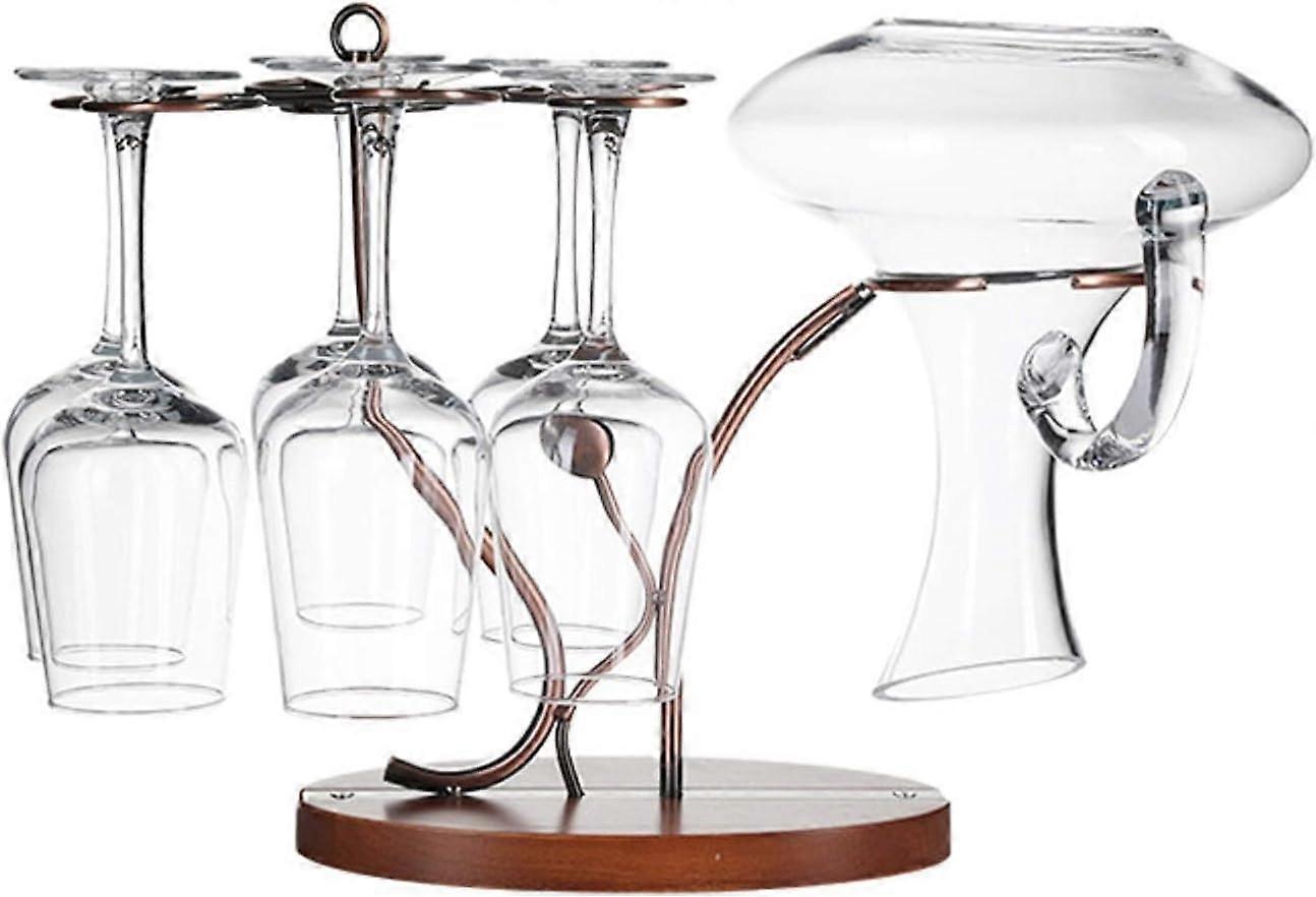 Weinglashalter aus Metall - Tassentrocknungssystem