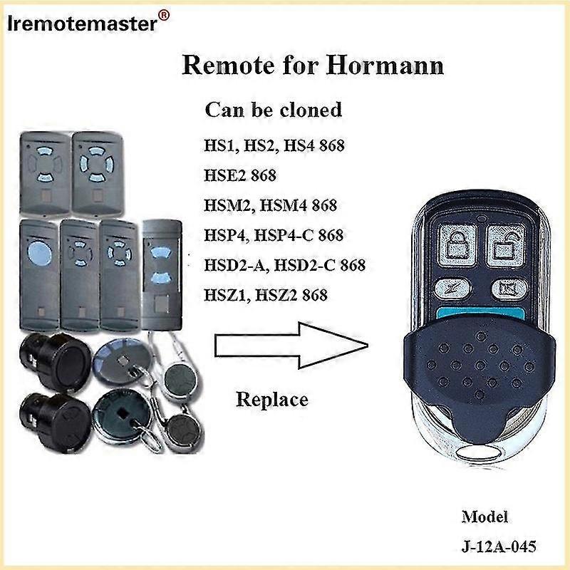Voor Hormann Garage Gate Afstandsbediening Hormann Hsm2 Hsm4 868 Mhz Handzender 86835MHz | NL