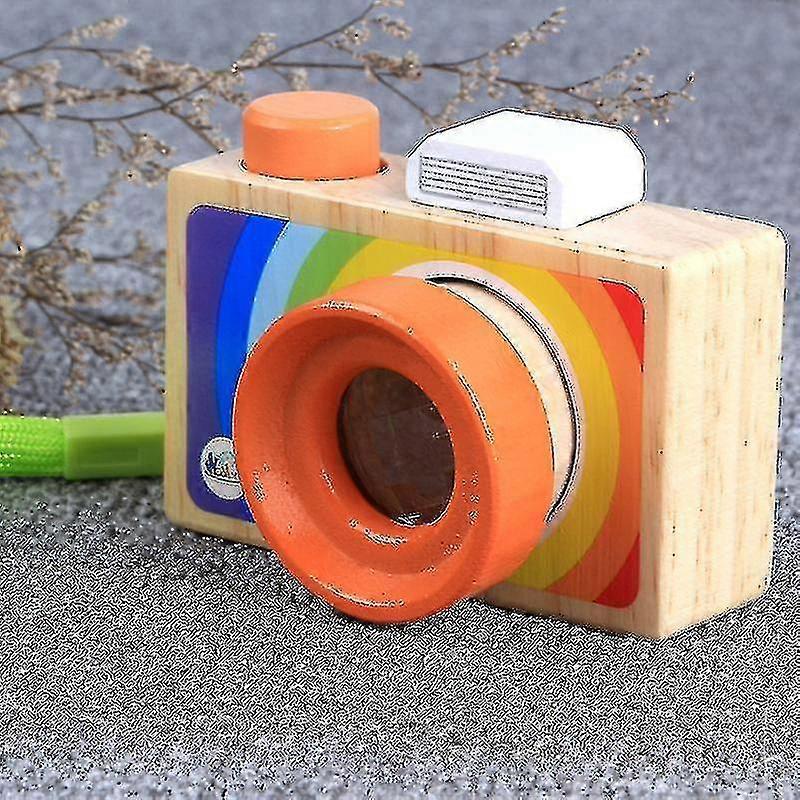 Cartoon Slr Camera-style Kaleidoscope Polygonal Mirror Bee-eye Effect Children's Fun Stall Toy P