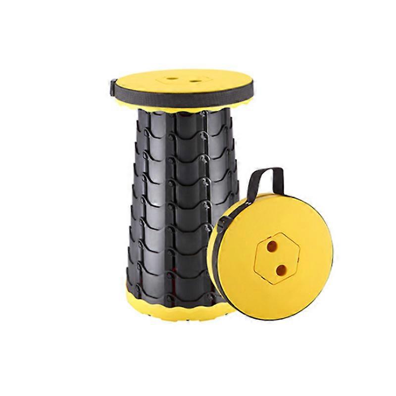 Plastic stool folding stool portable outdoor adjustable retractable stool