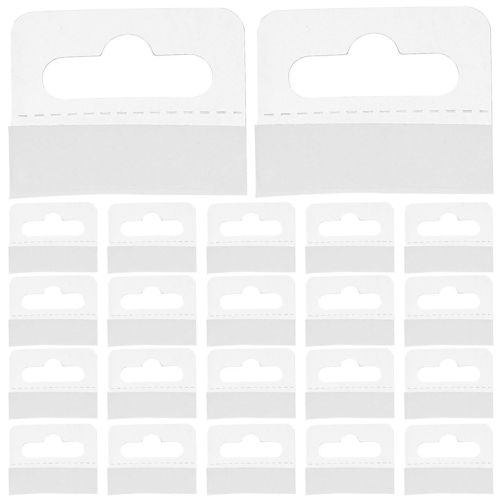 200pcs Plastic Hooks Hanging Retail Display Hooks Sticky Hooks for Display Labels