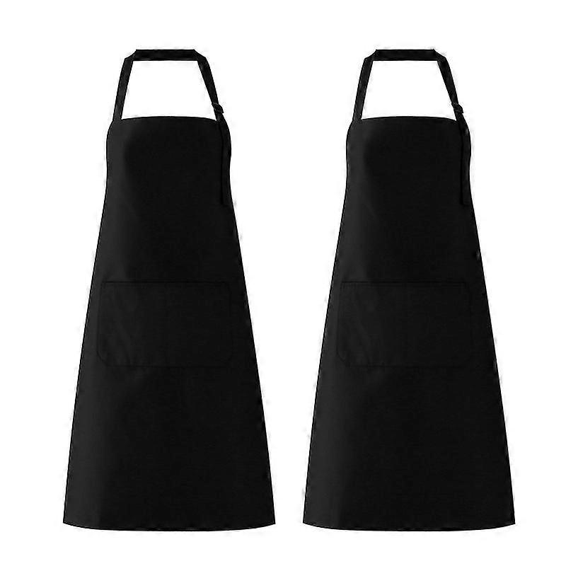 2Pack Apron Adjustable Waterdrop Resistant with 2 Pockets