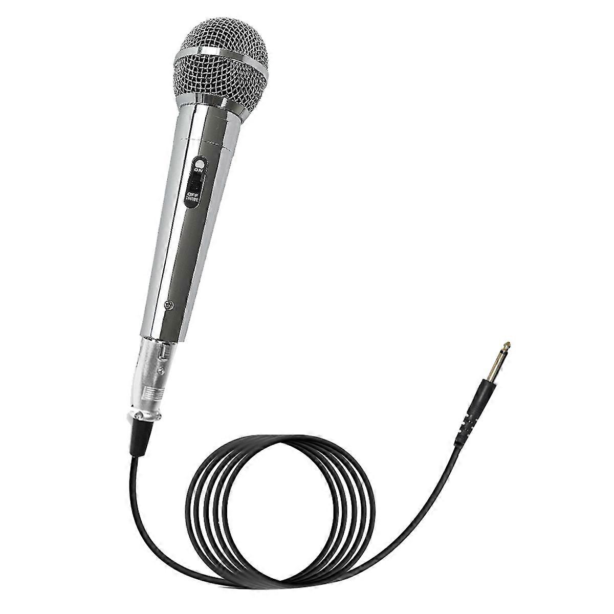 Professional Condenser Mic Handheld Microphone KTV Singing Stage Performance Wired Microphone