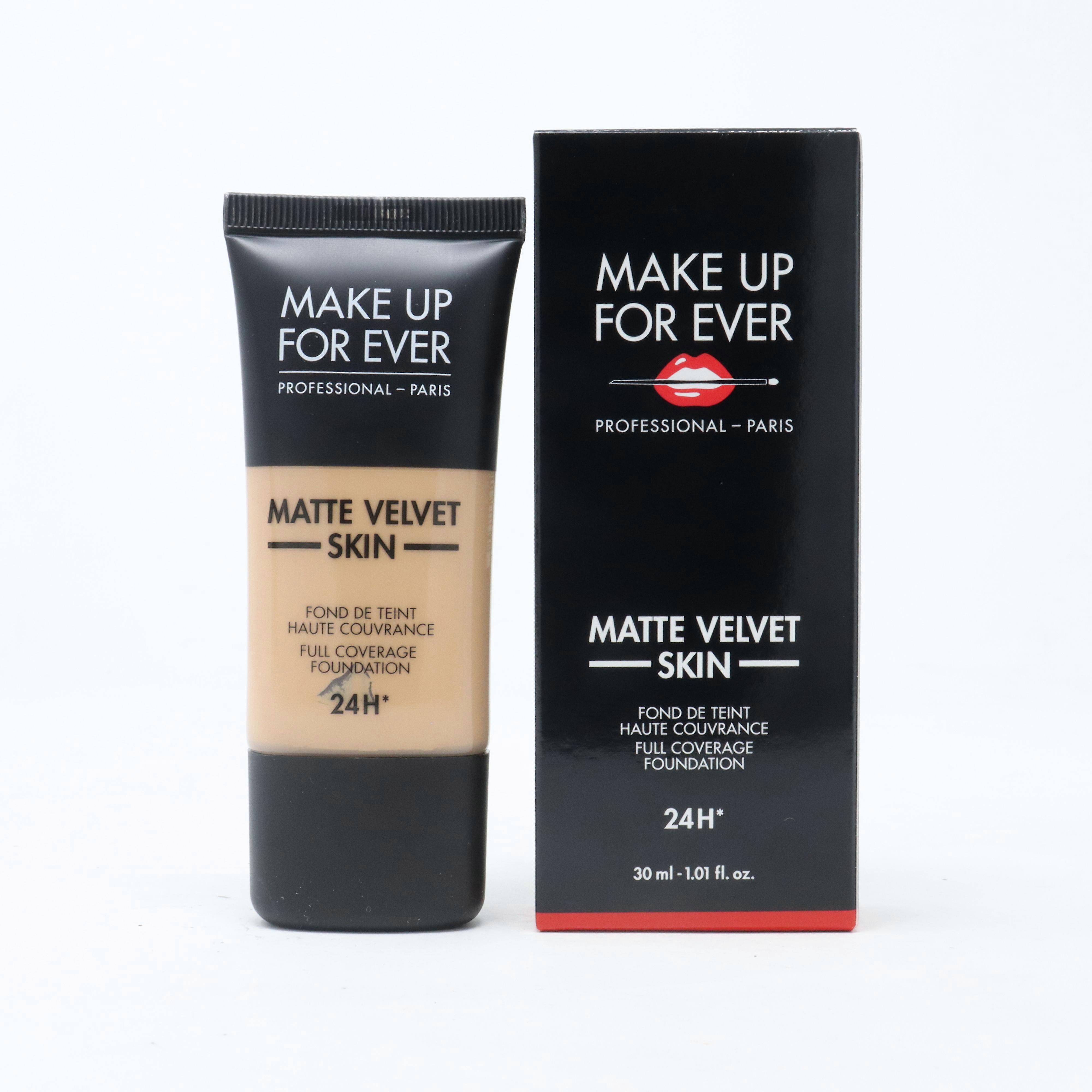 Make Up For Ever Matte Velvet Skin Full Coverage Foundation 24 H 1.01oz New