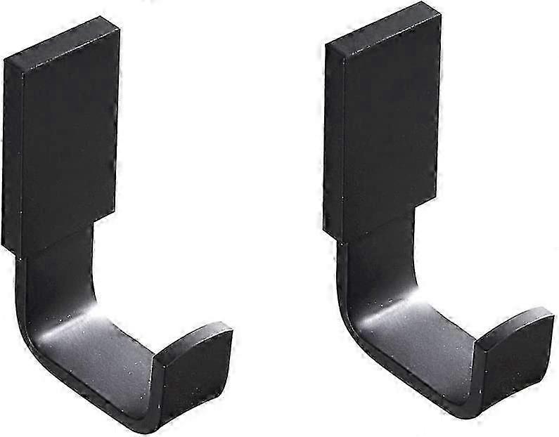 Für Handtuch Bademantelhaken Messing Bad Kleiderhaken, mattschwarz - 2er Pack