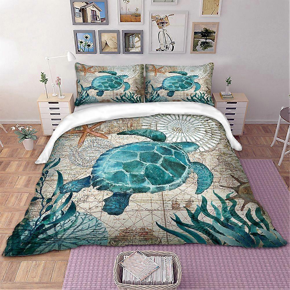 3 Pcs / Set Modern Style 100% Polyester Bedding Set Pillowcase Duvet Cover (Double)