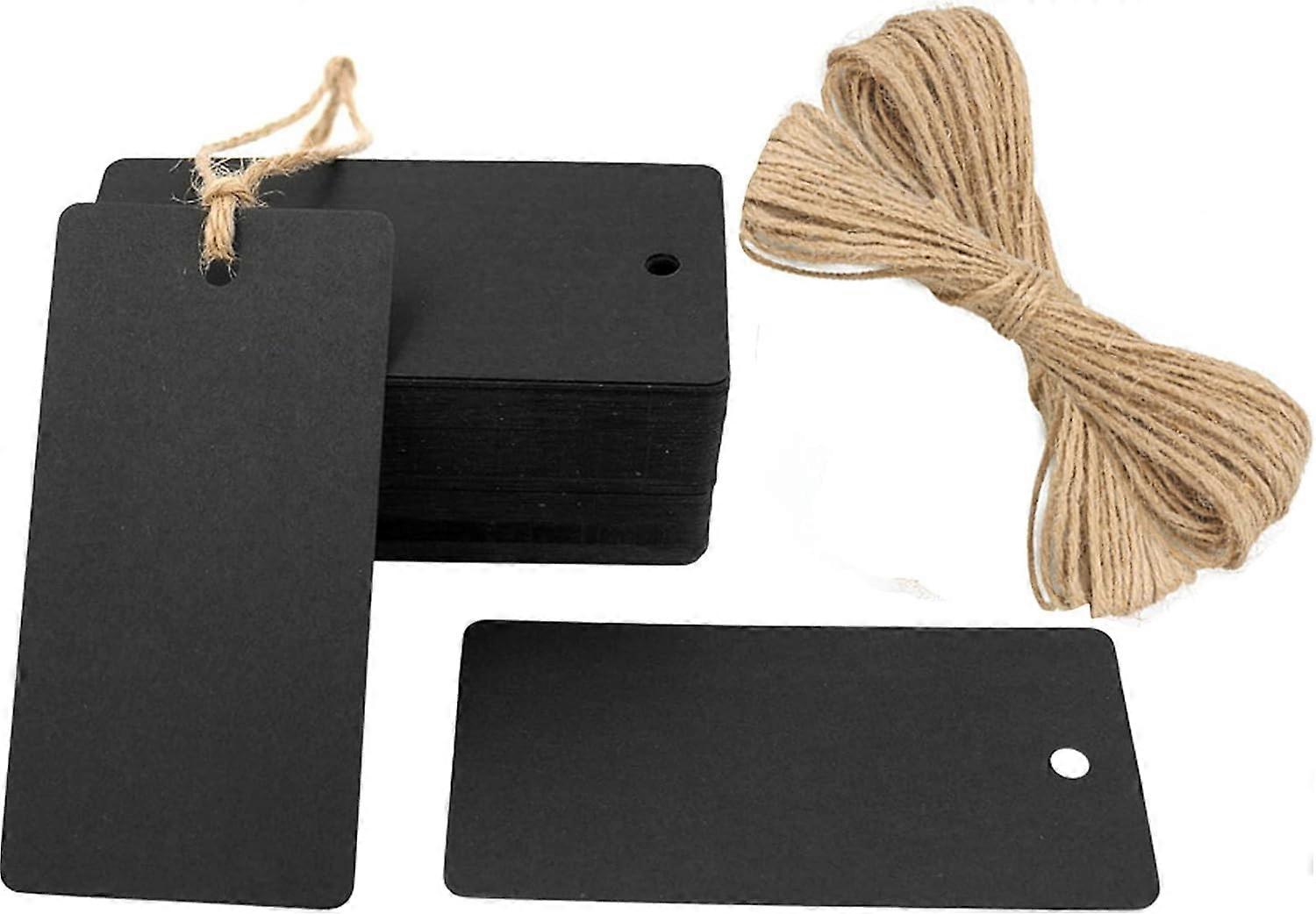 Small, Black, Strung, Tag, Tie, Luggage, Labels