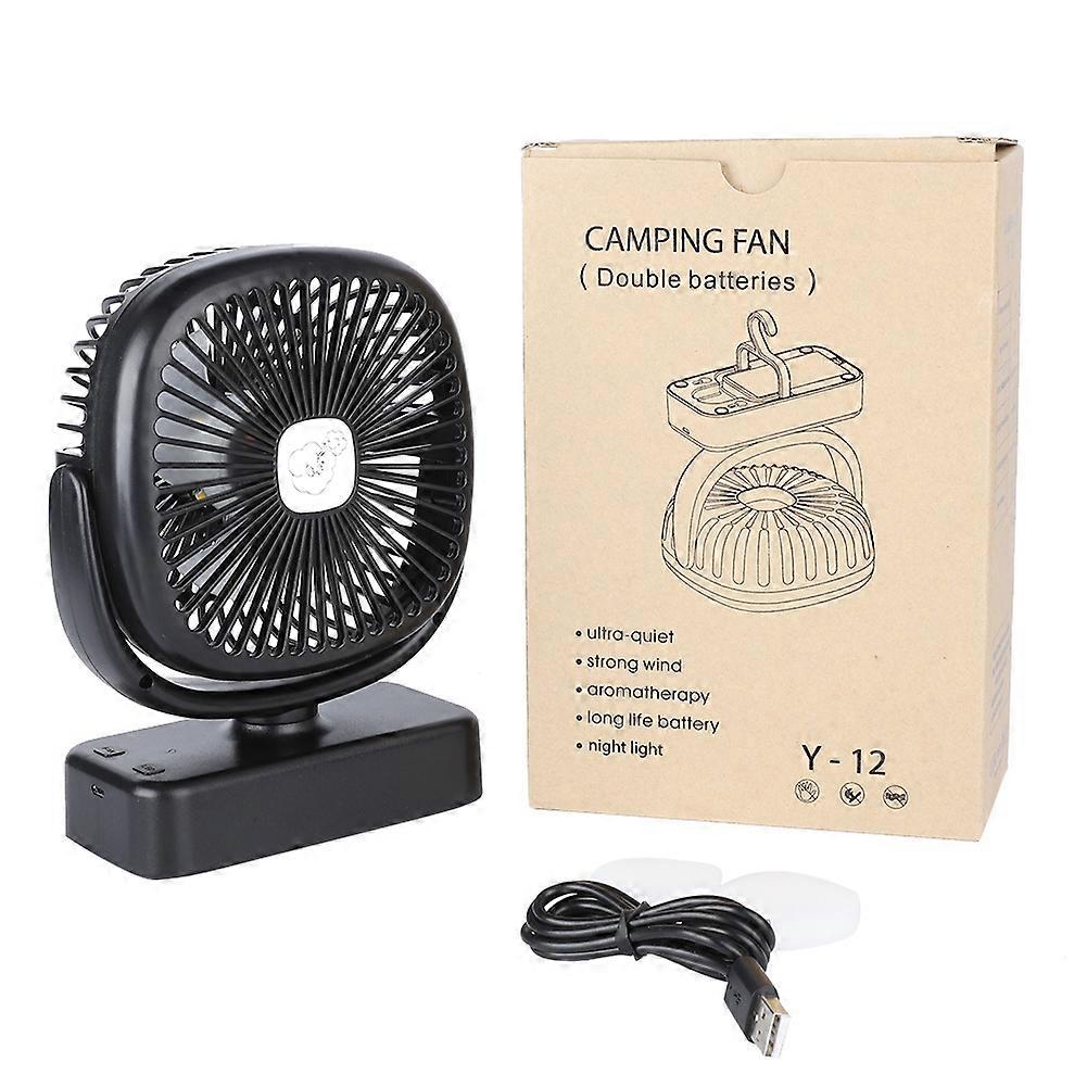 180 Degrees Rotation Rechargeable USB Fan Portable Mini Desk Electric Fan