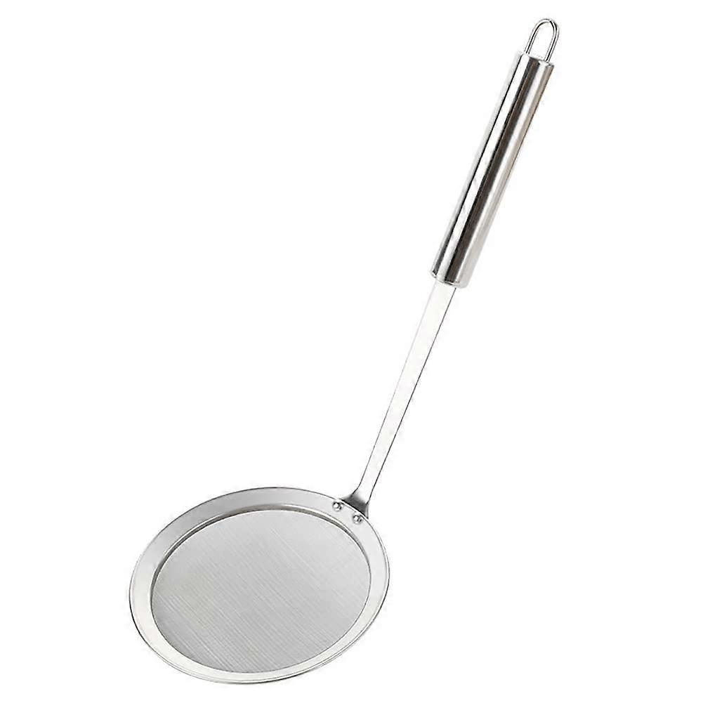 2 Pcs Stainless Steel Fat Skimmer Spoons - Fine Mesh Strainers with Handles