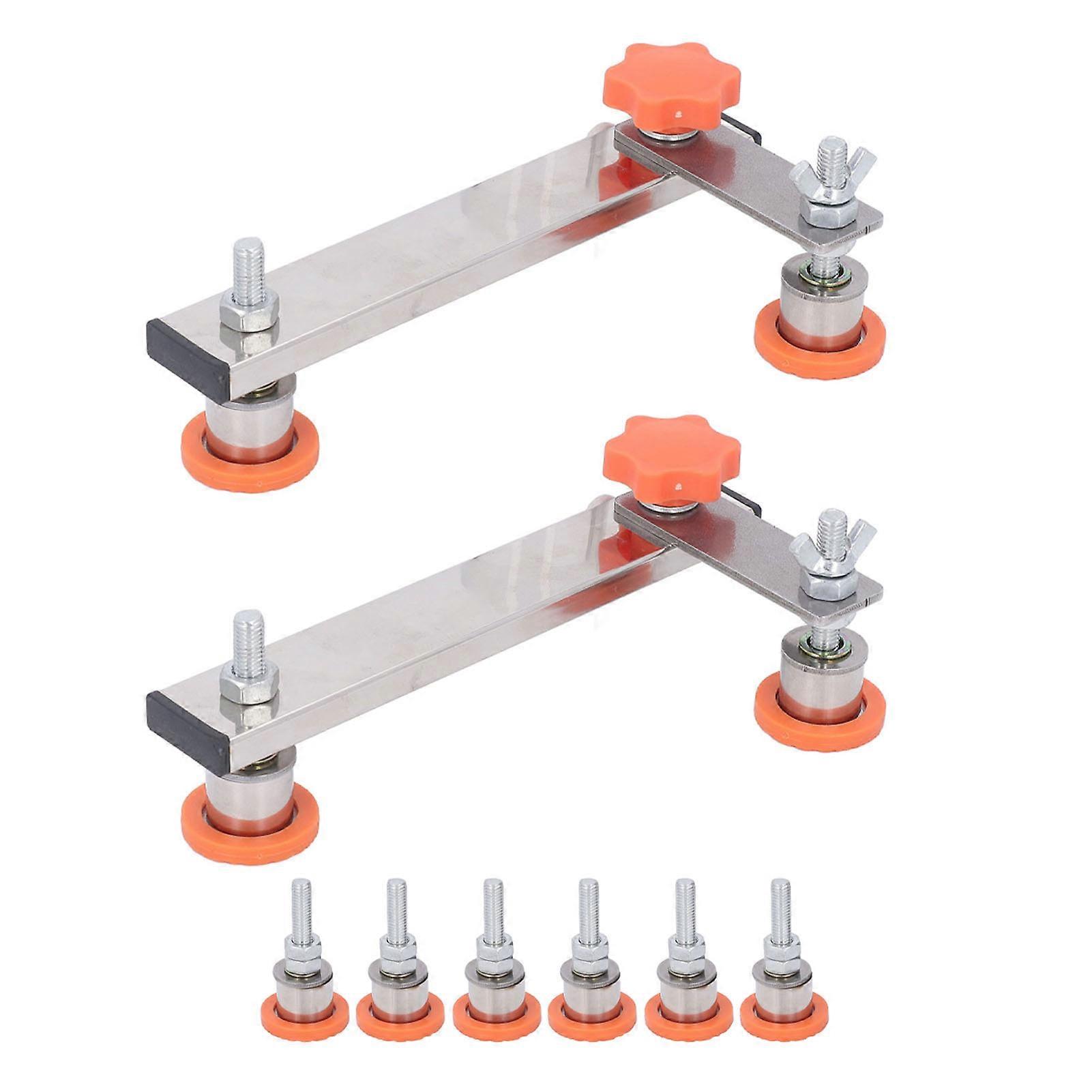Cutting Machine Fixed Bracket 6 Anti Slip Rubber Foot Pads 2 Arms Shock Absorption Cutting Machine Base Stand