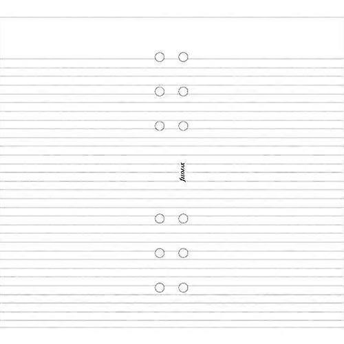 30PK Filofax Personal Ruled Notepad Refill Superior Quality Notepaper (White)