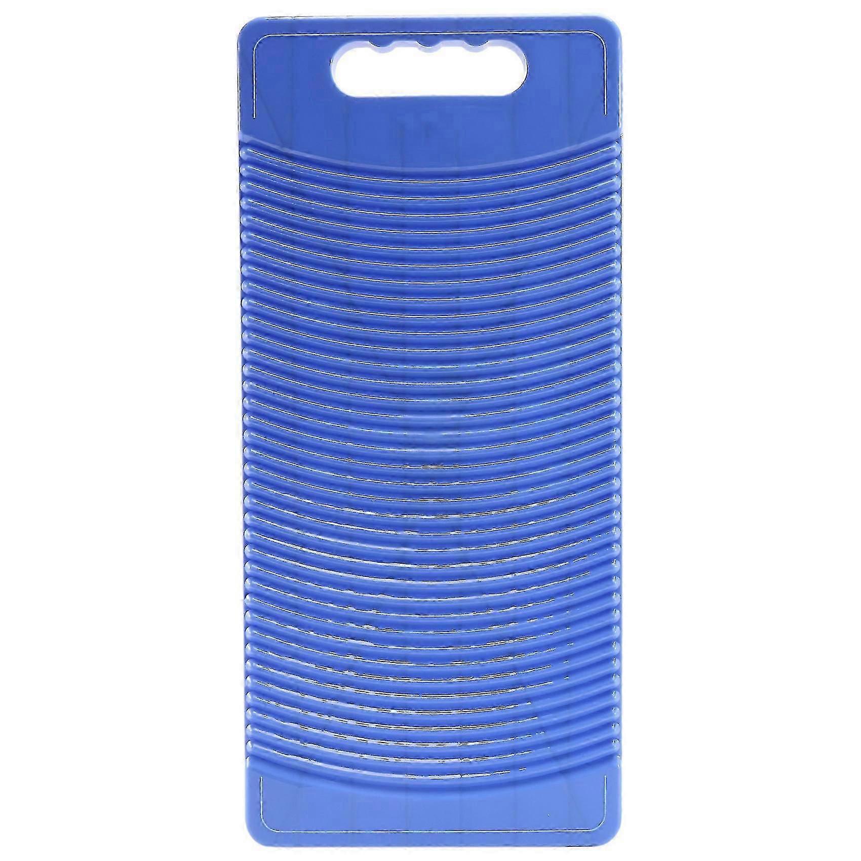 Plastic Rectangle Washboard Wash Clothes Board 50cm Long Red, Green, Blue Random