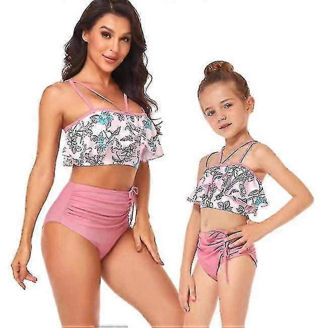 Swimsuit High-waisted Bikini Line Swimsuit Parent-child Swimsuit