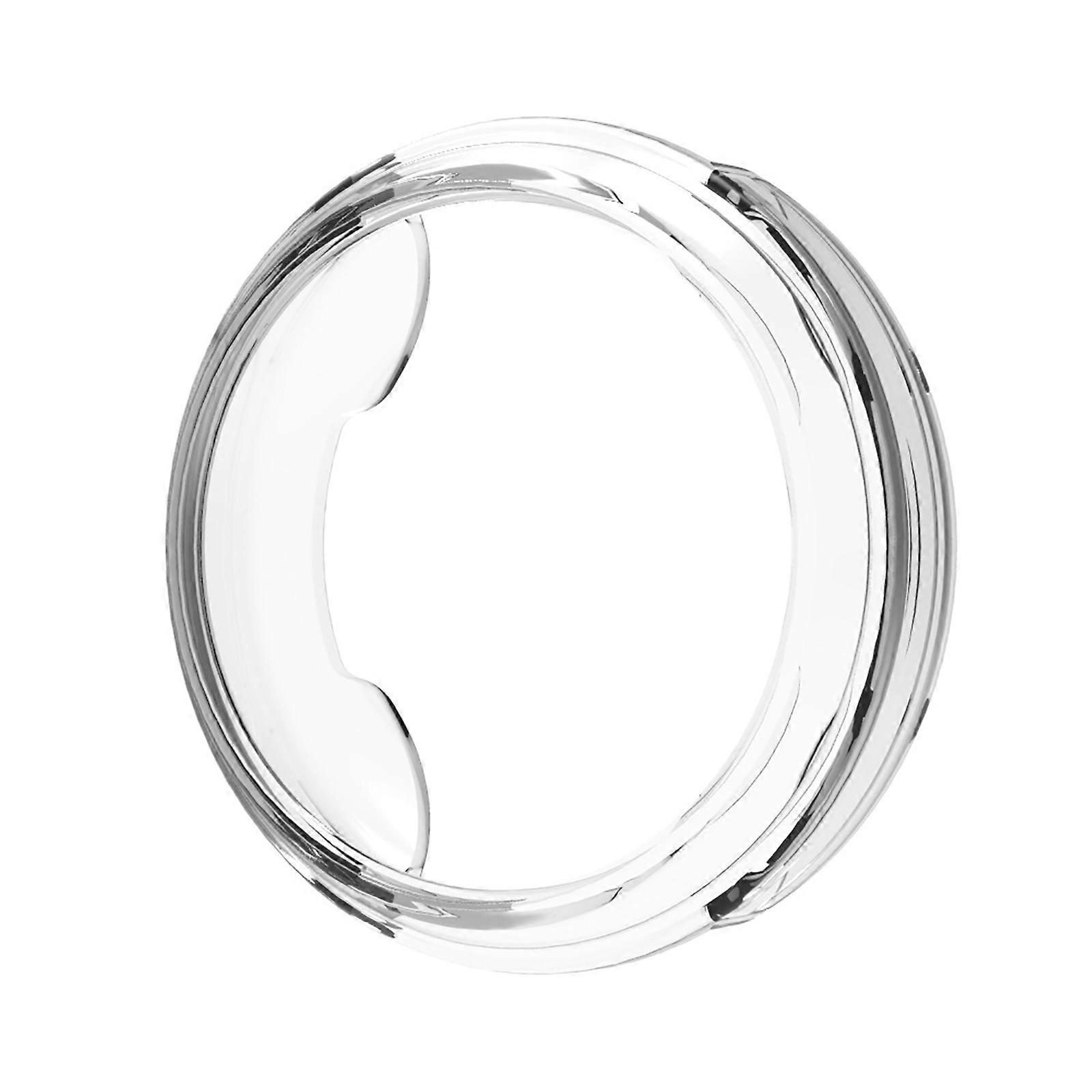Smartwatch Cover TPU Case for 2 Half Coverage Housing Watch Case Frame Shell  Clear