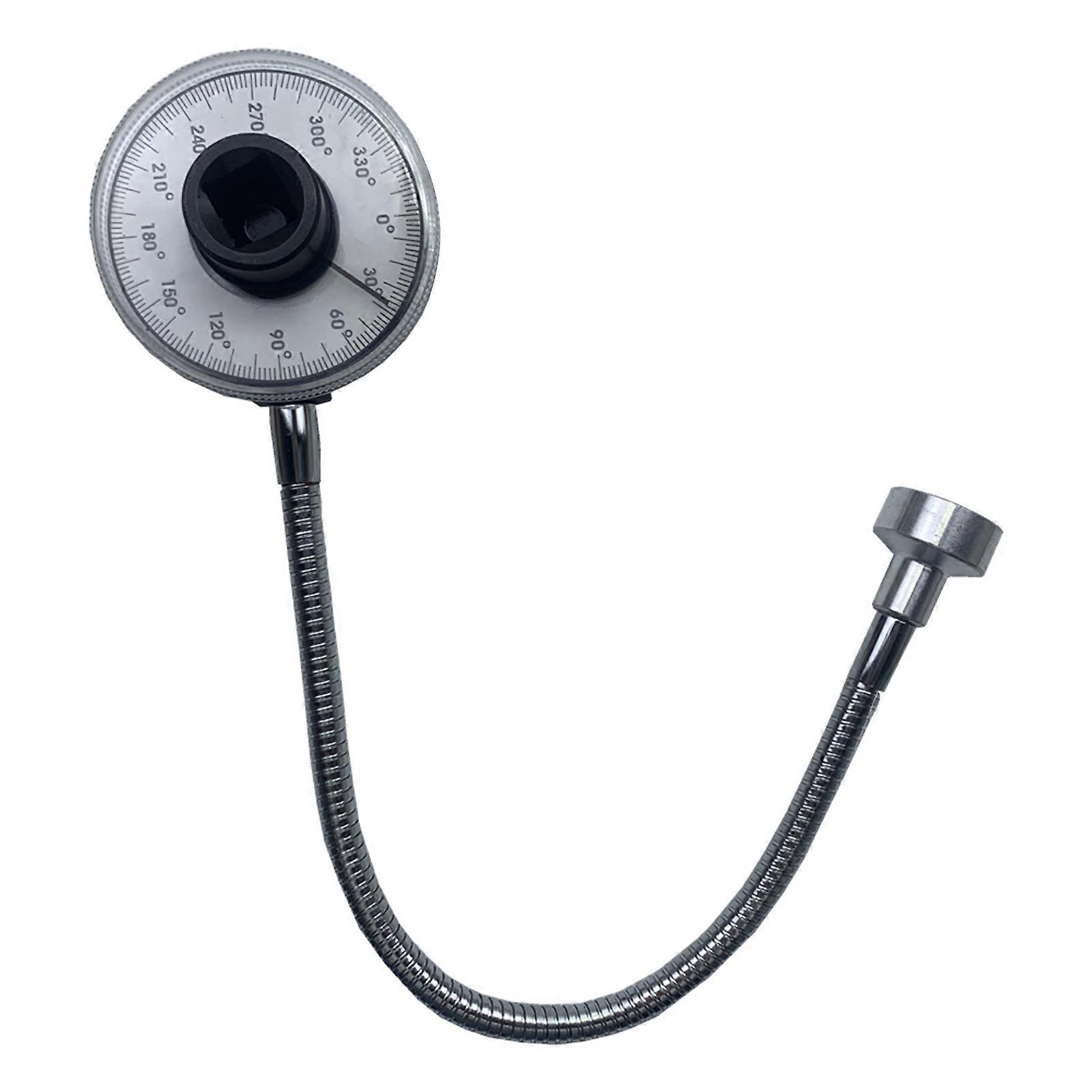 1/2 Inch Torque Angle Gauge Tools,360 Degree Adjustable 1/2" Drive Torque Meter 360 Degree Rotation Torsion Measurer