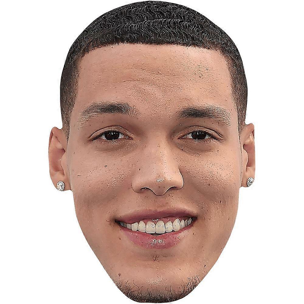 Aaron Gordon (Smile) Celebrity Mask, Flat Card Face