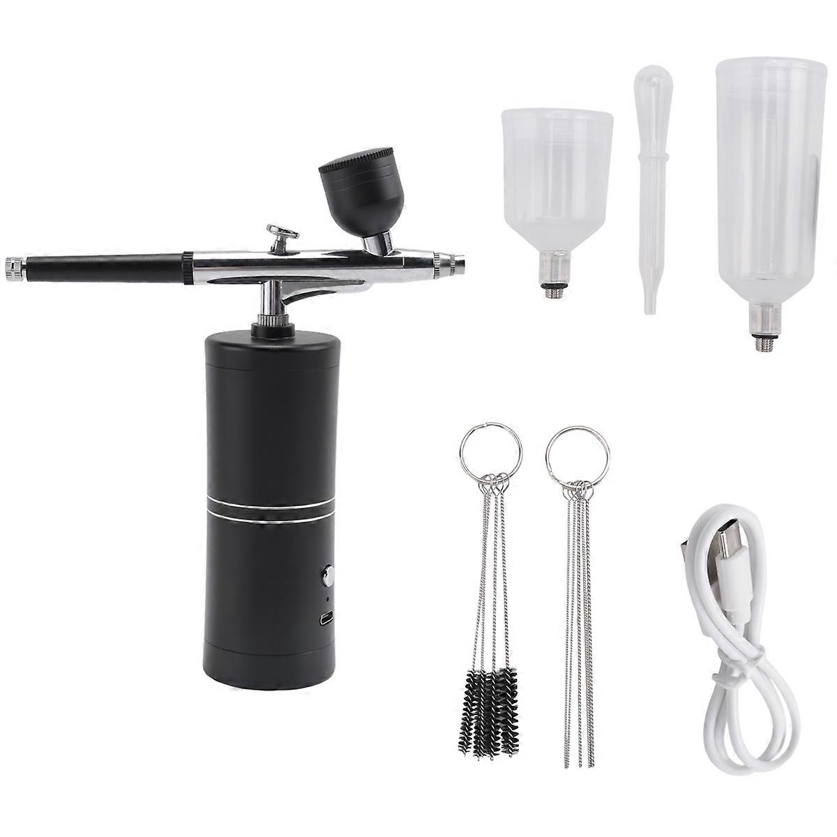 Airbrush Kit with Compressor Rechargeable High-Pressure for Nail Art