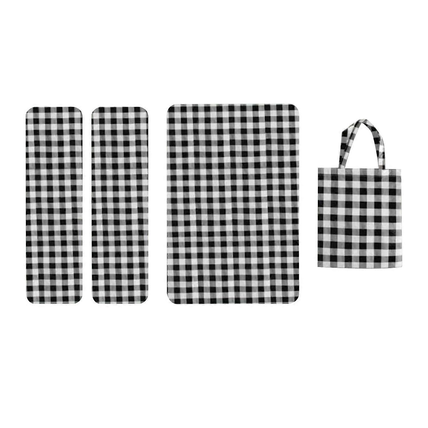 4Pcs/Set Oil-proof Stain-proof Table Covers Polyester TPU Material Waterproof Easy to Clean Outdoor