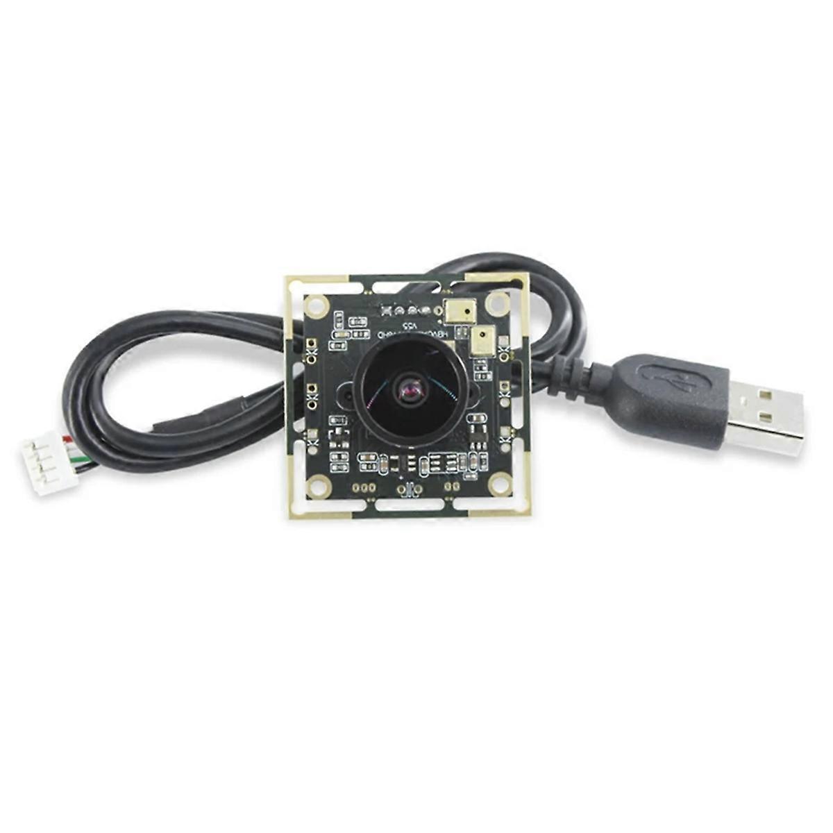 USB 1080P OV2710 Video Camera Module 2MP 130 Degree Wide-Angle Lens Manual Focus Built-in Microphone