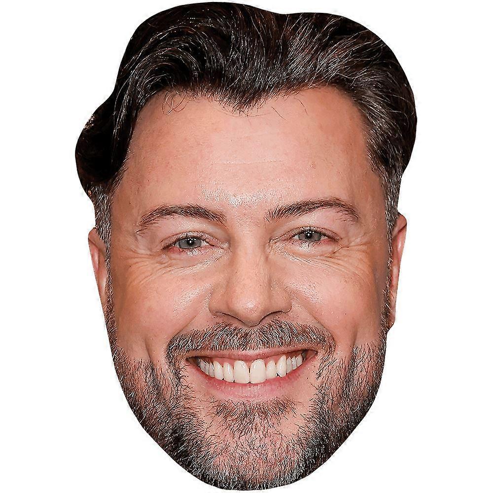 Daniel Feuerriegel (Beard) Celebrity Mask, Flat Card Face