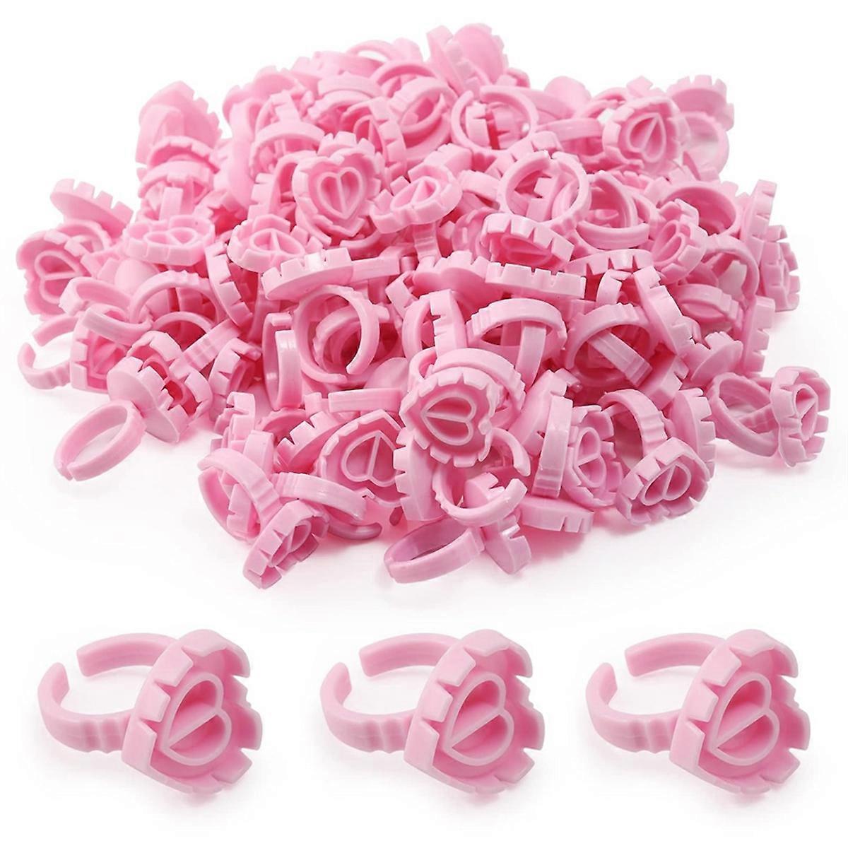 Glue Rings 500Pcs Glue Rings for Eyelash Extensions Lash Glue Rings