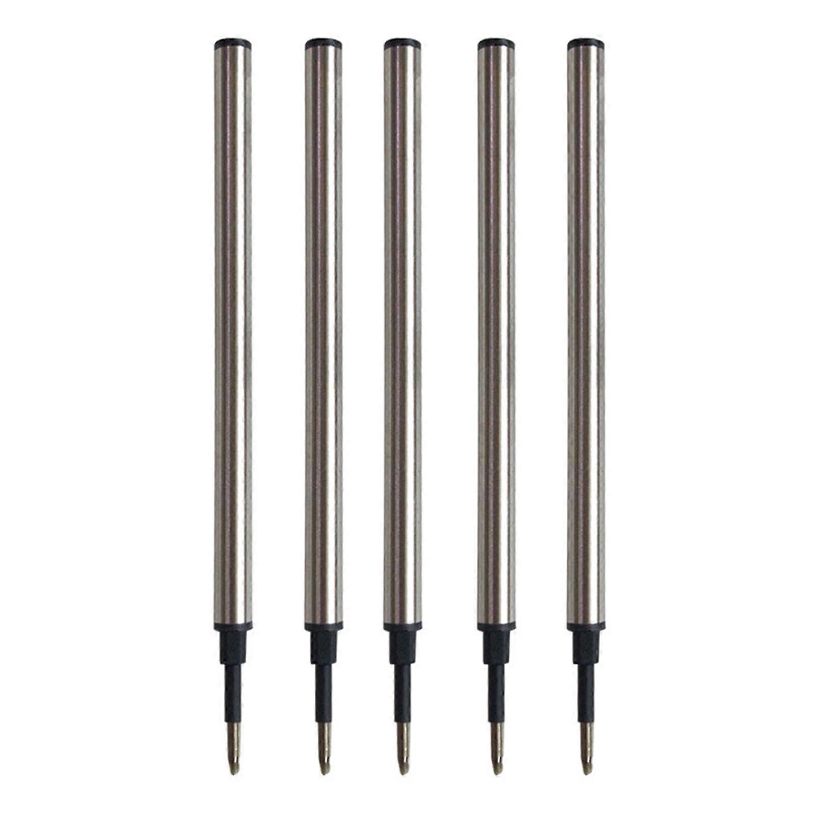 1/5/20Pcs 0.5mm καθολικά ανταλλακτικά στυλό, ομαλή για να γράψει Ανταλλακτικά στυλό από ανοξείδωτο χάλυβα Ανταλλακτικά στυλό υπογραφής ξαναγεμίζει ανταλλακτικά Ballpoint