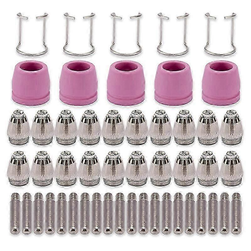 AG60 SG-55 WSD-60 Plasma Cutter Cutting Torch Tip Nozzles Consumables Kit Plasma Cutter Accessories 50PK-Yvan