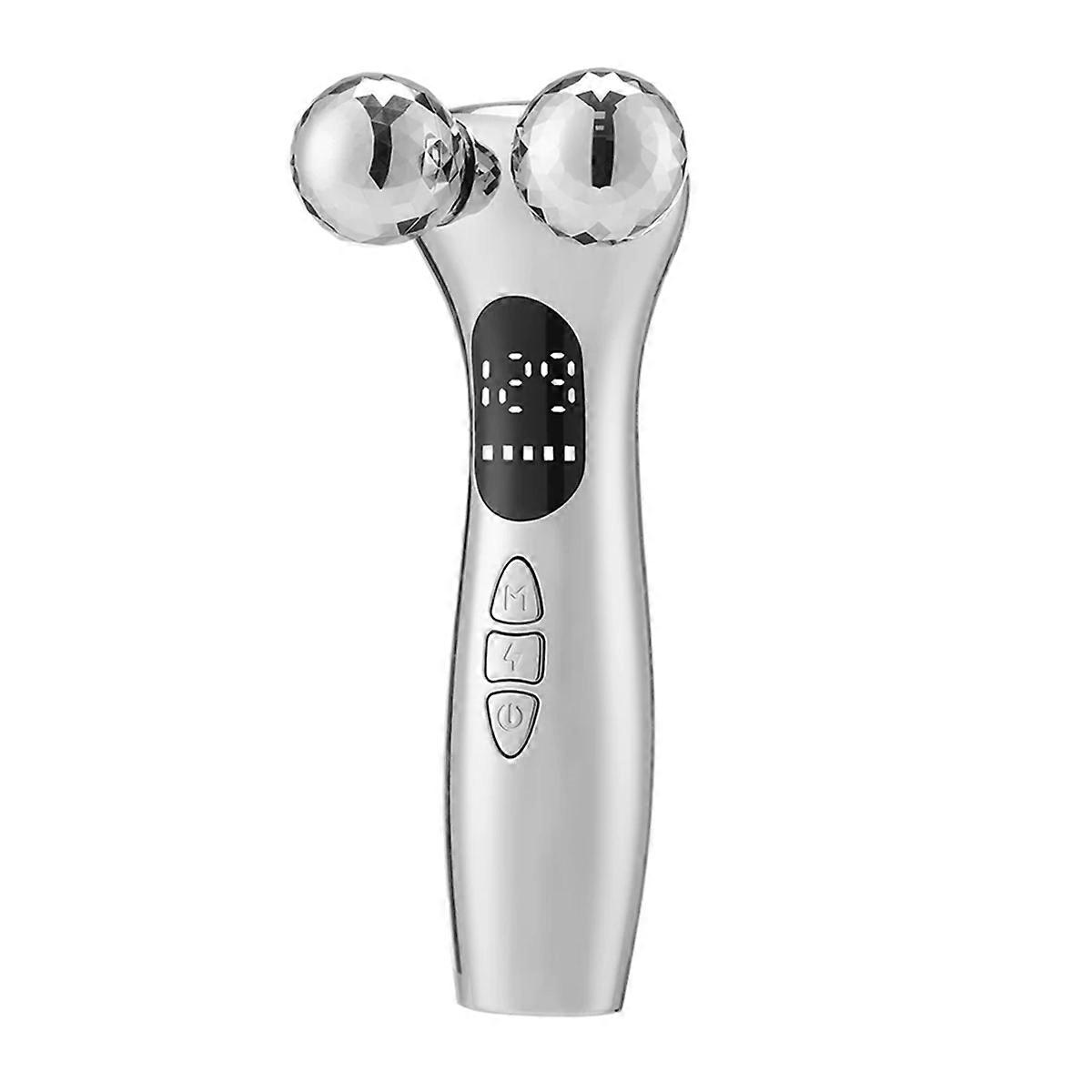 Facial Beauty Instrument LED Display Face Lift Roller Massager