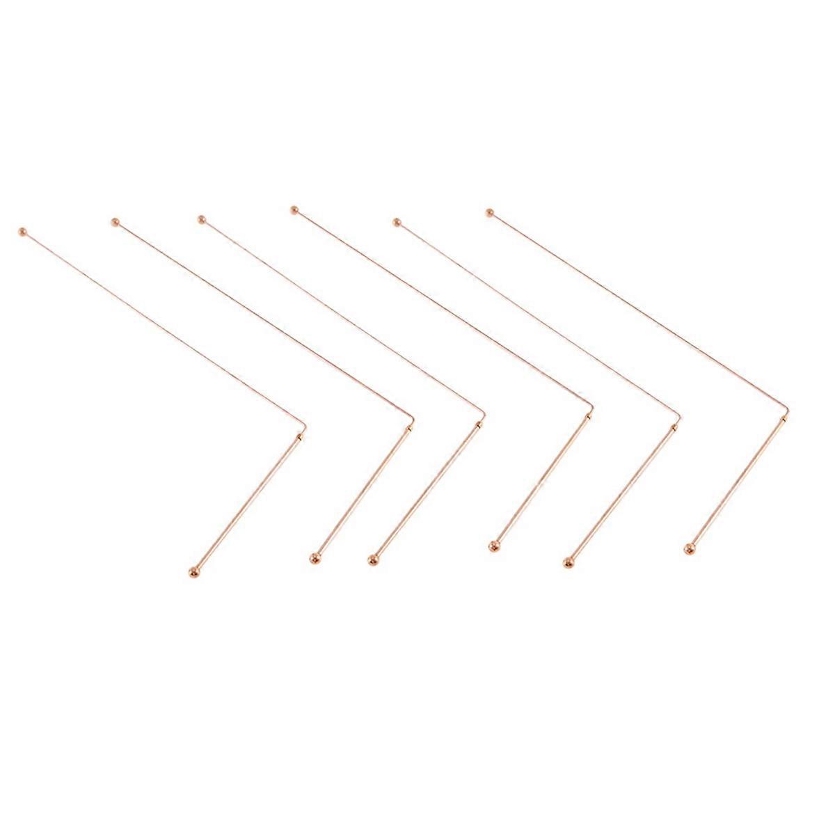 3Pair Copper Dowsing Rods Spiritual Divining Rods Flexible Copper Rod