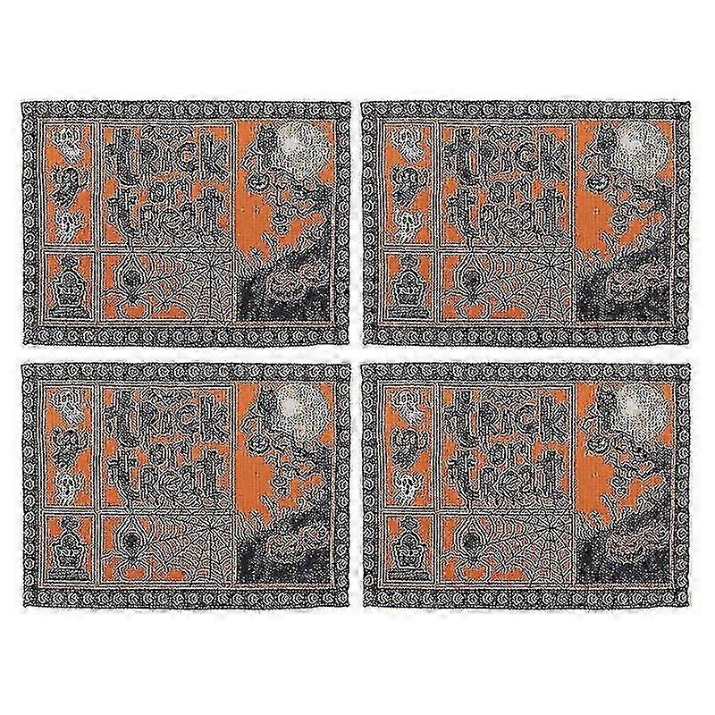 4pcs Halloween Table Runner For Halloween Decorations