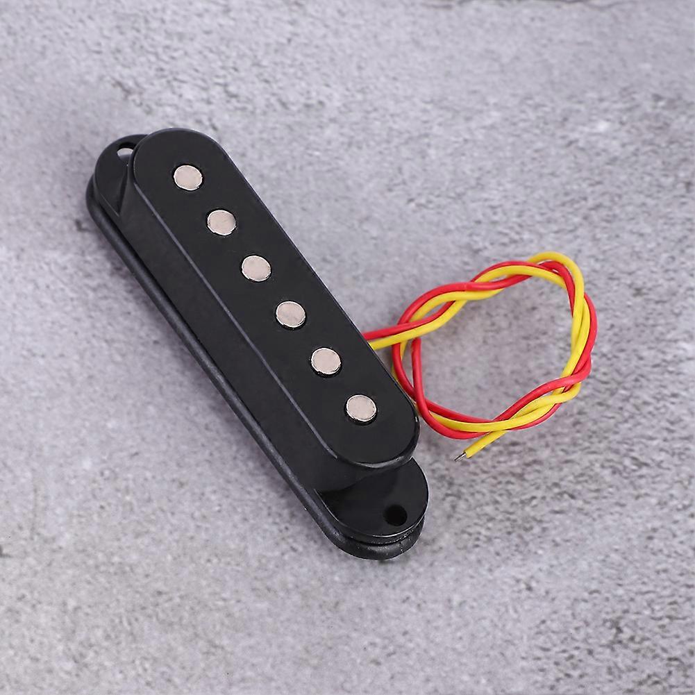 x Replacement Pickup for Single Coil Electric Guitar (Black)