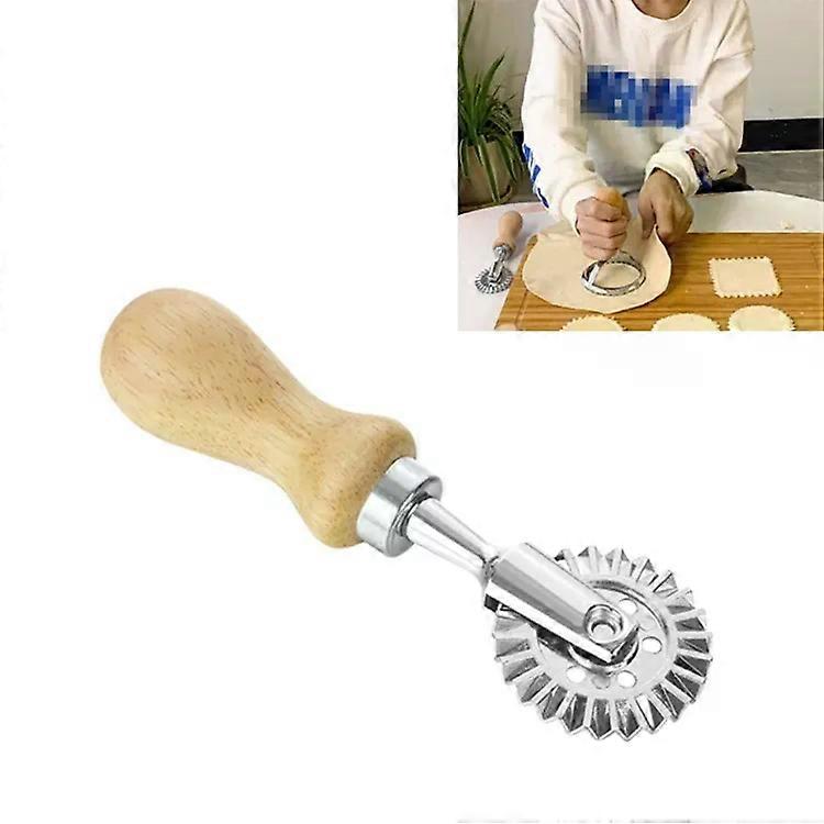 Zinc Alloy Biscuit Mold-Short Handle Wheel Baking Tool by