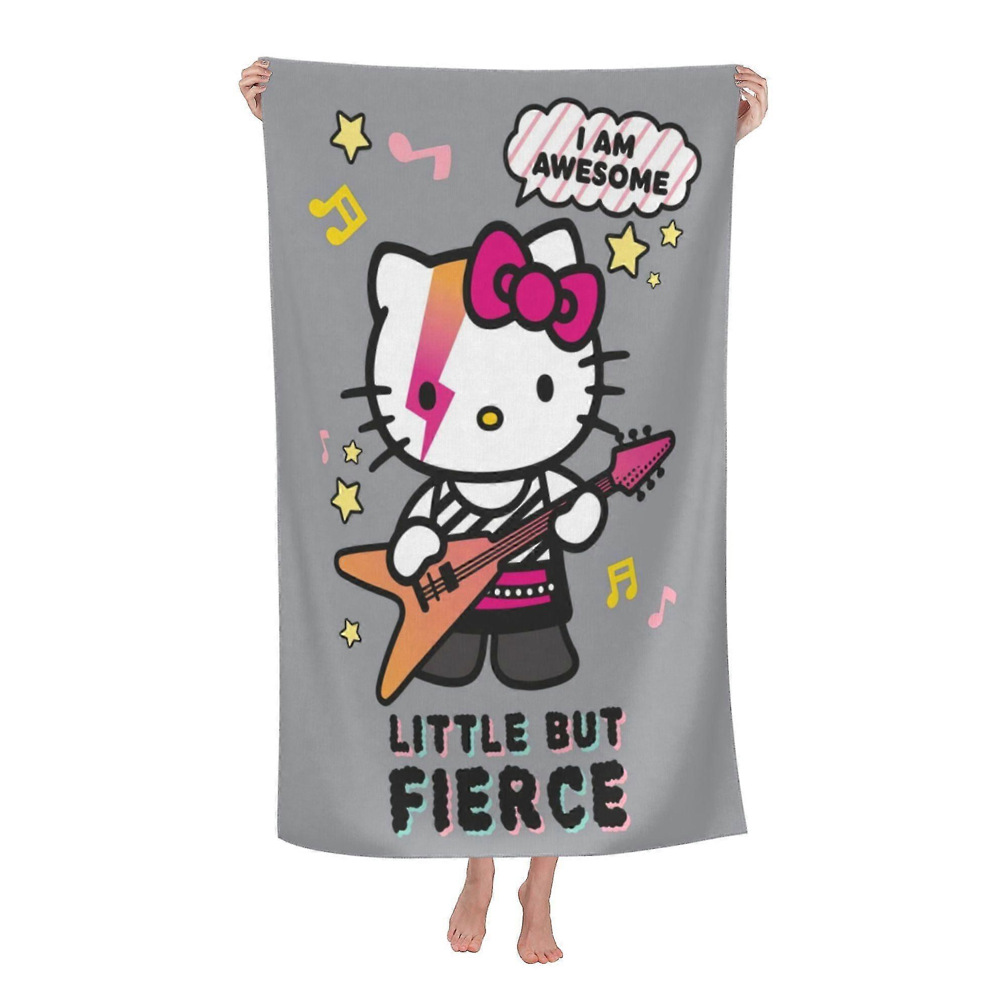 Hello Kitty Beach Towel, Large Microfiber Bath Towel