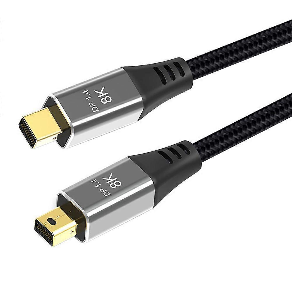 MINI DP Male to Male HD Adapter Cable Mdp Conver Cable 8K @ 60Hz for Computer Notebook Display 2M