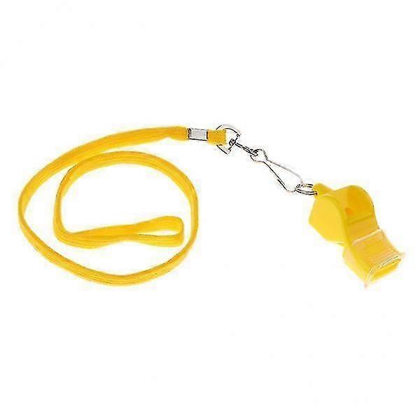 2xSoccer Referee Whistle Team Sports / Survival Camping Hiking Rescue Yellow