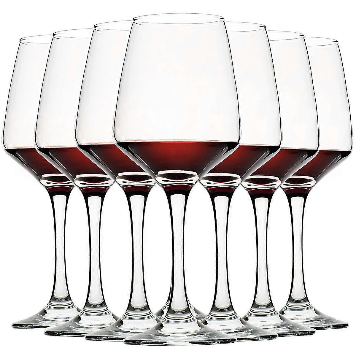 12 oz Clear Durable Glassware Set - 8 Pieces Bulletless Drinking Glasses for Everyday Use and Entertaining