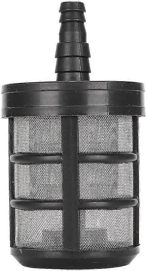 5-Piece Stainless Steel Garden Water Pump Set with Double Layer Filter and Sprayer Accessories - Black